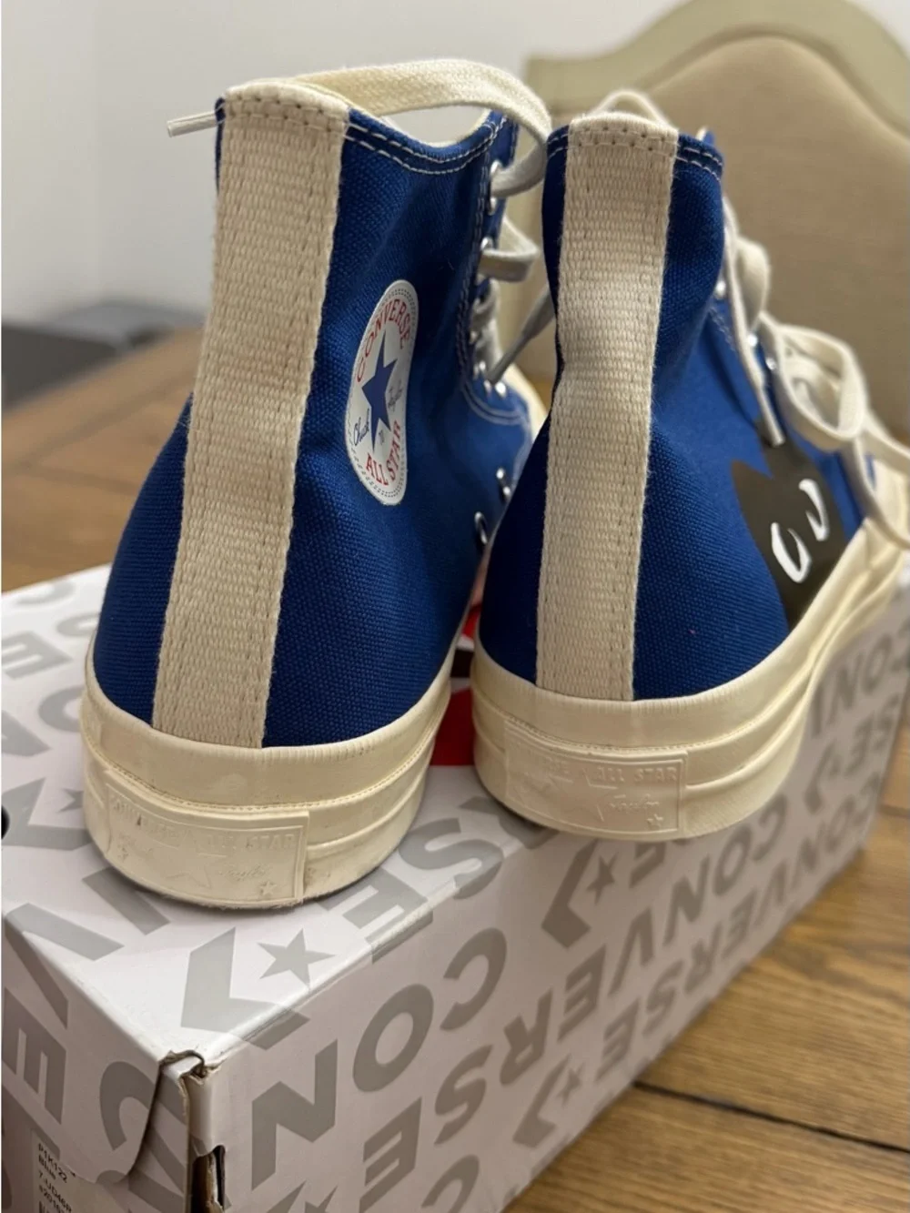 CdG PLAY x Converse Women's Chuck Taylor All Star Peek-A-Boo High-Top Sneakers